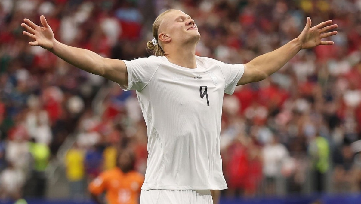 Erling Haaland marcó el 2-1 de Noruega sobre Costa de Marfil. (Foto: Getty Images)