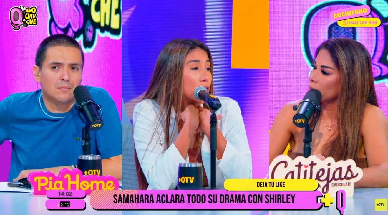 Samahara Lobatón en 'Q' Bochinche'.