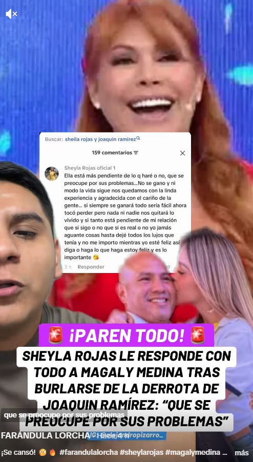 Sheyla Rojas responde a los cuestionamientos por Joaquín Ramírez.