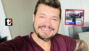 Tinelli IGNORA llegada de Milett a Argentina y celebra el arribo de su primo Tirri: “Qué alegría, lo extrañaba”