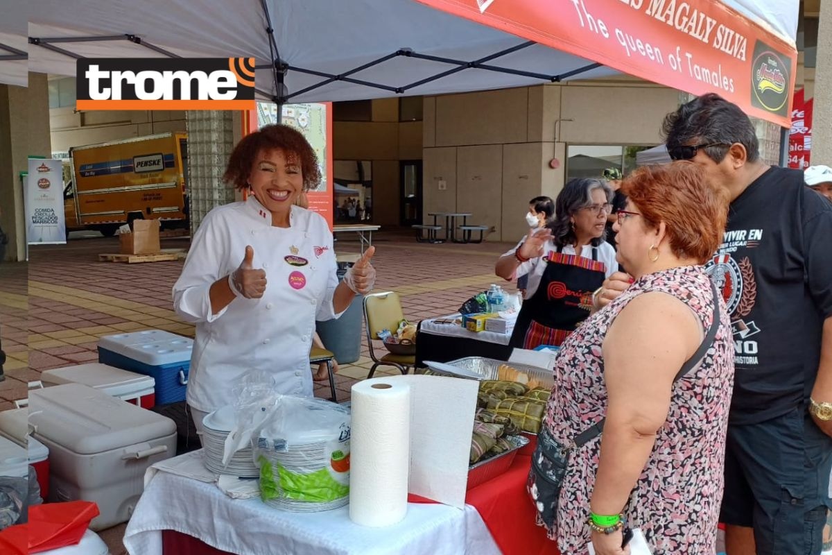 Durante muchos años, Magaly Silva ofrece sus tamales en esta reconocida feria en los Estados Unidos. Luego de la pandemia, la reconocida cocinera vuelve con fuerza con uan diversidad de productos.