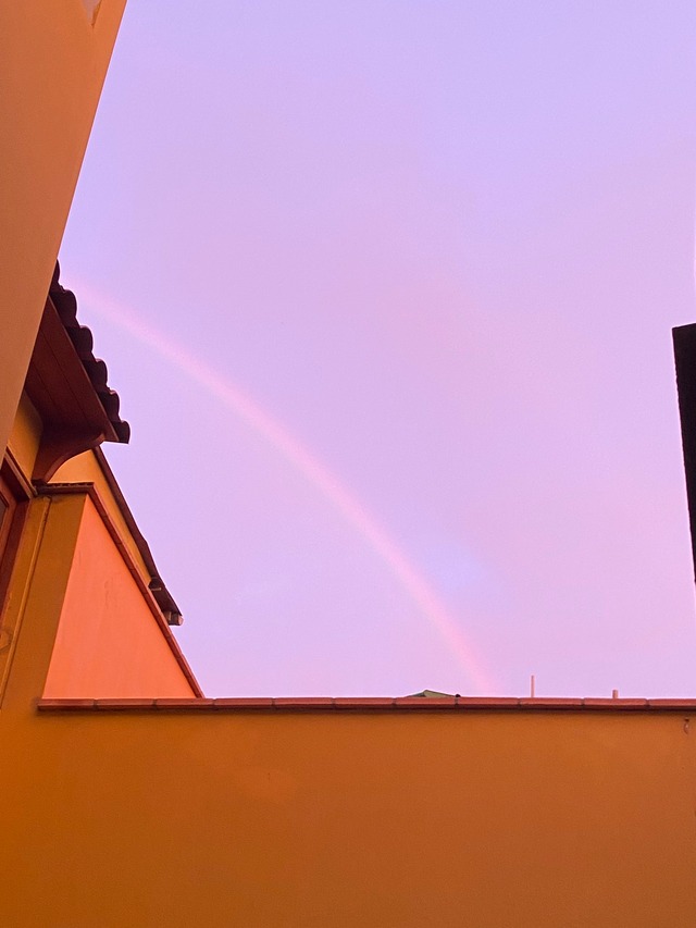 Arcoíris en Lima. Foto: Twitter