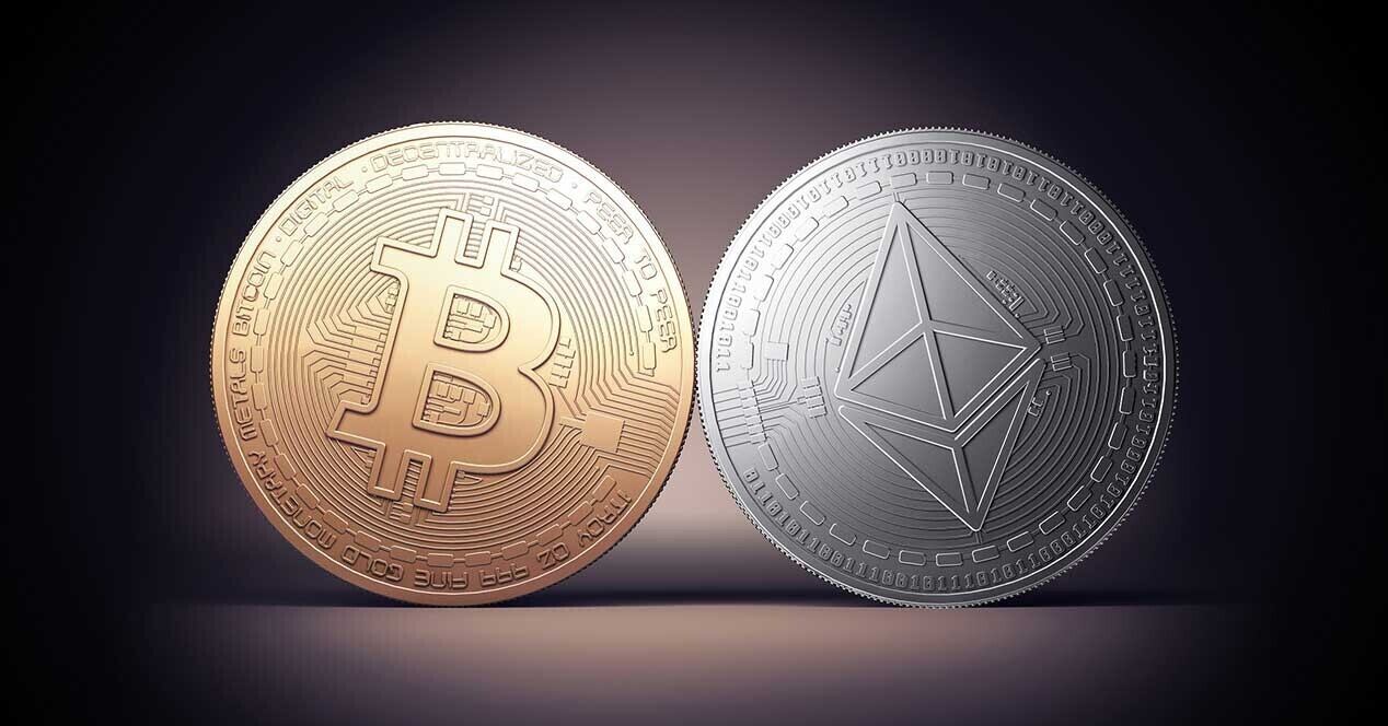 Bitcoin y Ethereum.