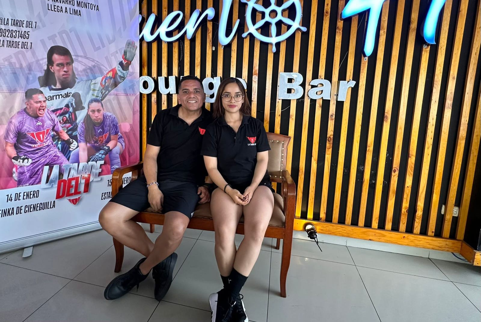 Con su socia Gianella tienen todo listo para el evento internacional