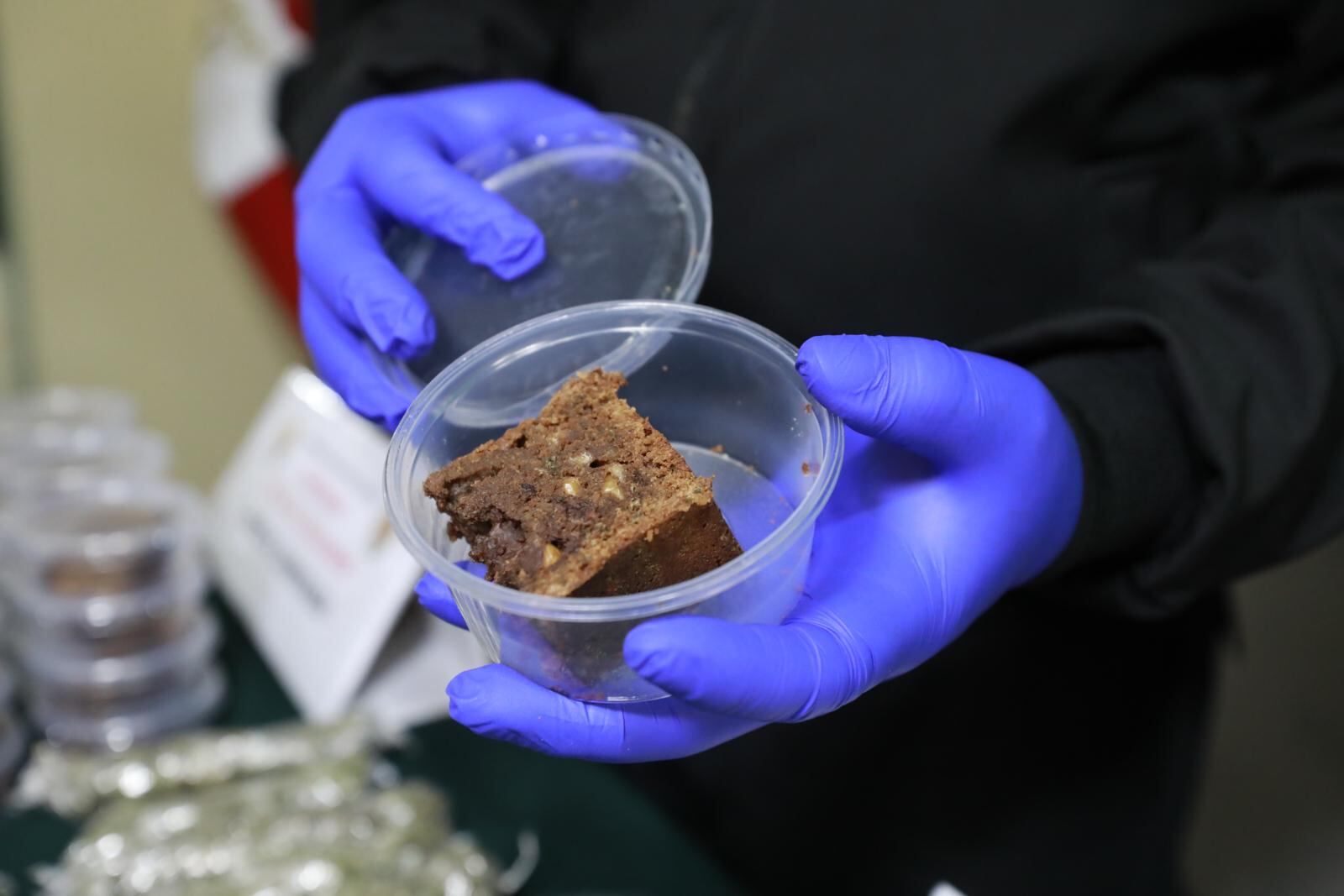 Brownies estaban mezclados con marihuana. | Foto: Jessica Vicente