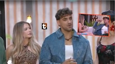 Flavia y Austin se reencuentran en reality y tienen tensa conversación: “¿Por qué me miras así, tan intenso?"
