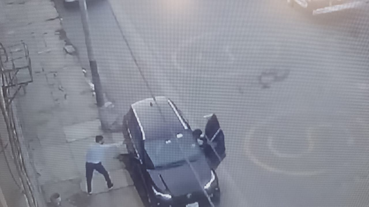 Momento del homicidio ocurrido la tarde del jueves 15 de agosto.