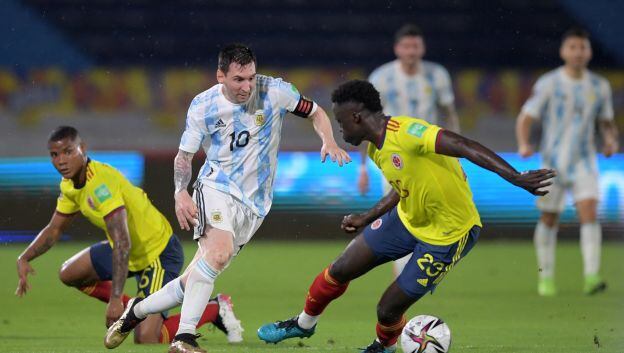 Colombia perdía 2-0 ante Argentina pero terminó igualando el marcador (Foto: AFP)
