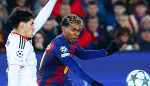 Lamine Yamal supera a Kylian Mbappé con este récord en Champions League