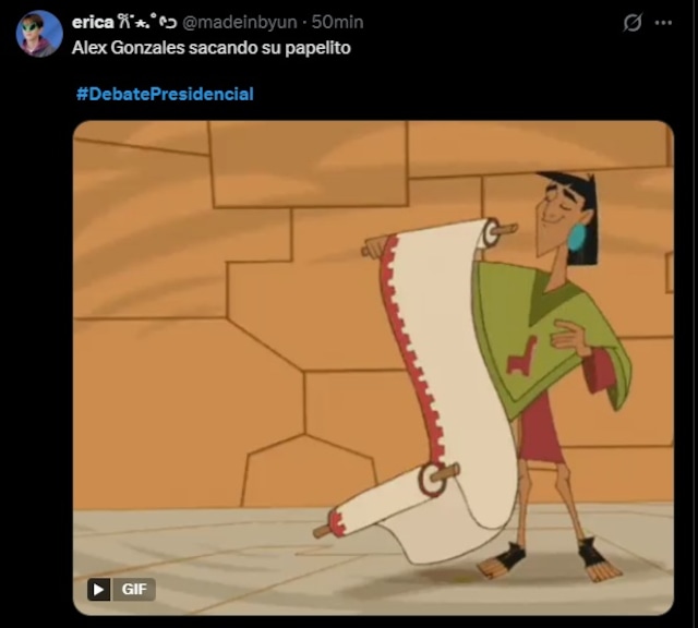 No te pierdas los mejores memes del debate presidencial. (Twitter, 'X')