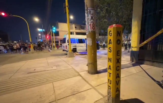 Nuevo crimen en el transporte público en Comas. (Foto: Viatv Perú)