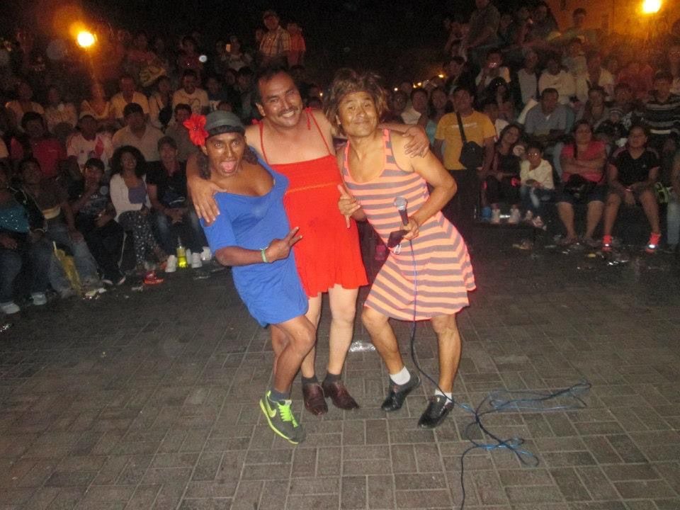 El 'Chino Risas' actuando en un anfiteatro de Chabuca. (Foto: Archivo personal)