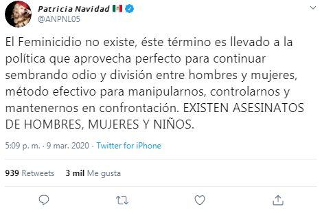 Patricia Navidad causa indignación al asegurar que el feminicidio no existe | TROME