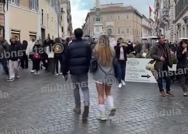 Flavia Laos y su nuevo galán, el doctor Robert G. Dorfman