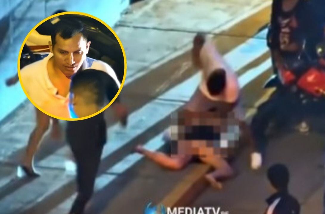 Salvaje agresión de un policía a una mujer en Pichari. Foto: Trujillo Noticias