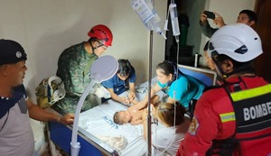 Bebé que fue rescatado dentro de un pozo tubular se encuentra estable: “Es increíble su fortaleza” | VIDEO