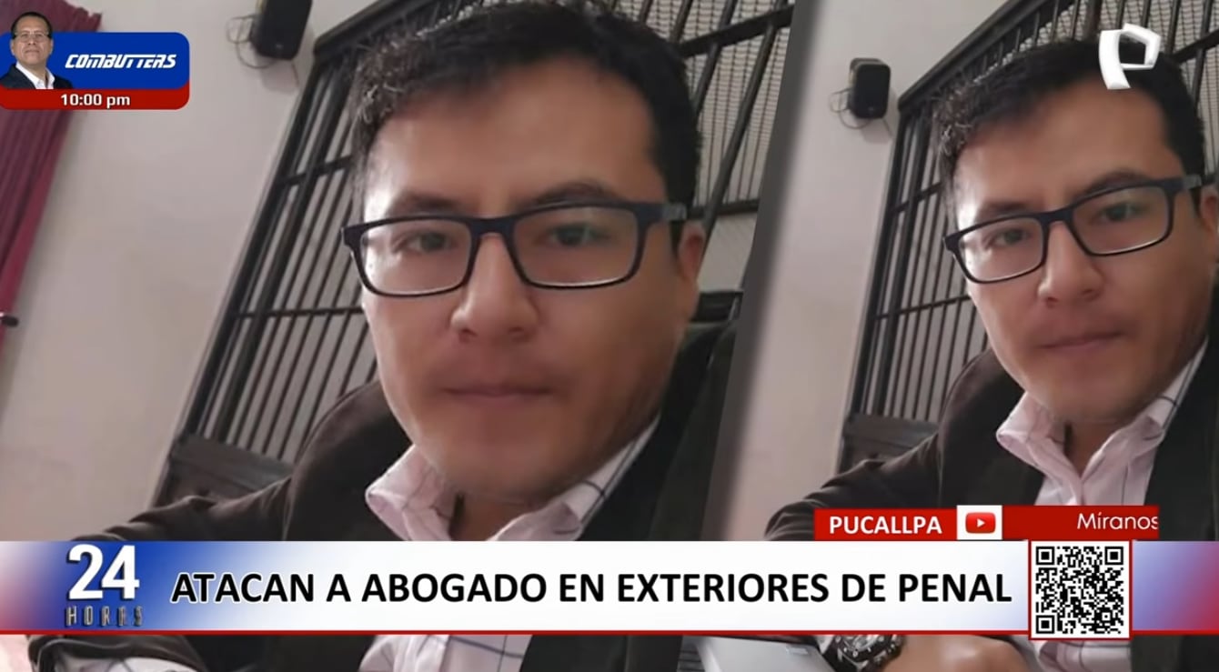 Abogado es disparado por sicarios afuera de penal en Pucallpa.