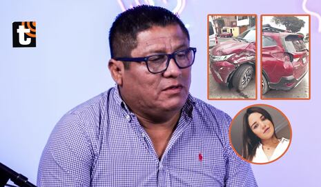 ‘Clavito’ y su esposa se salvan de milagro: su auto chocó contra un cerro en Ticlio