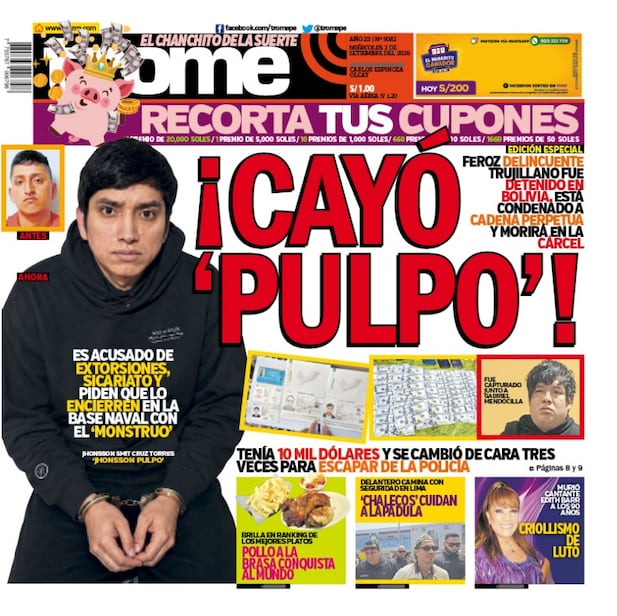 Portada Trome