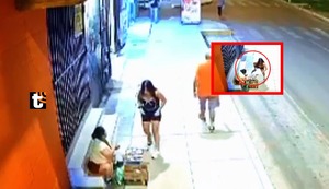 ¡Indignante! Mujer fingió comprarle a ambulante para robarle su celular: Todo quedó grabado