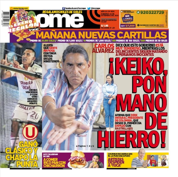 Portada Trome