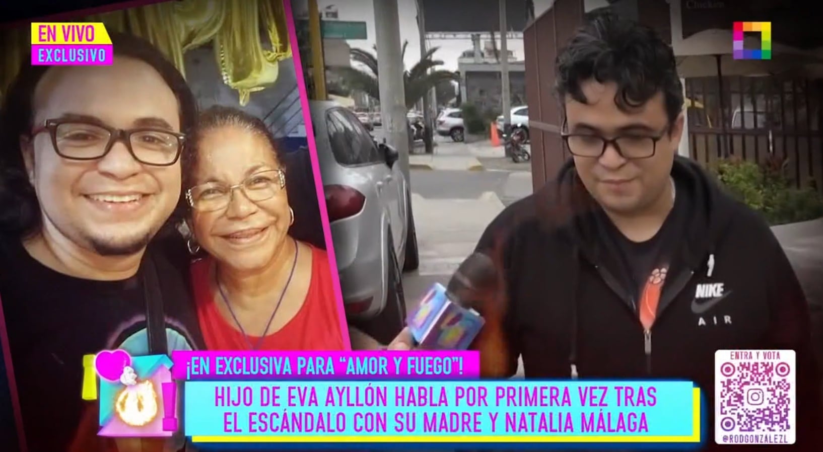 Francisco García Ayllón cree que se solucionarán las cosas con su madre Eva Ayllón.
