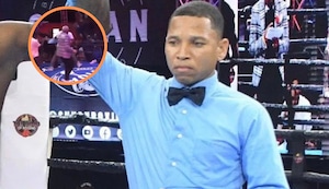 Boxeo: Agarran a golpes a árbitro Smailyn Valdez dentro del ring |VIDEO
