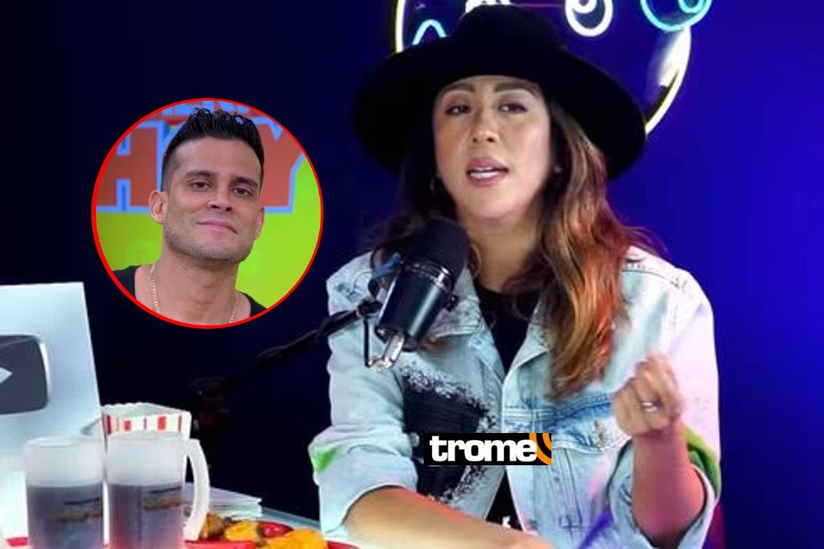 Cathy Sáenz explicó por qué se enemistó de Christian Domínguez. Foto: YouTube