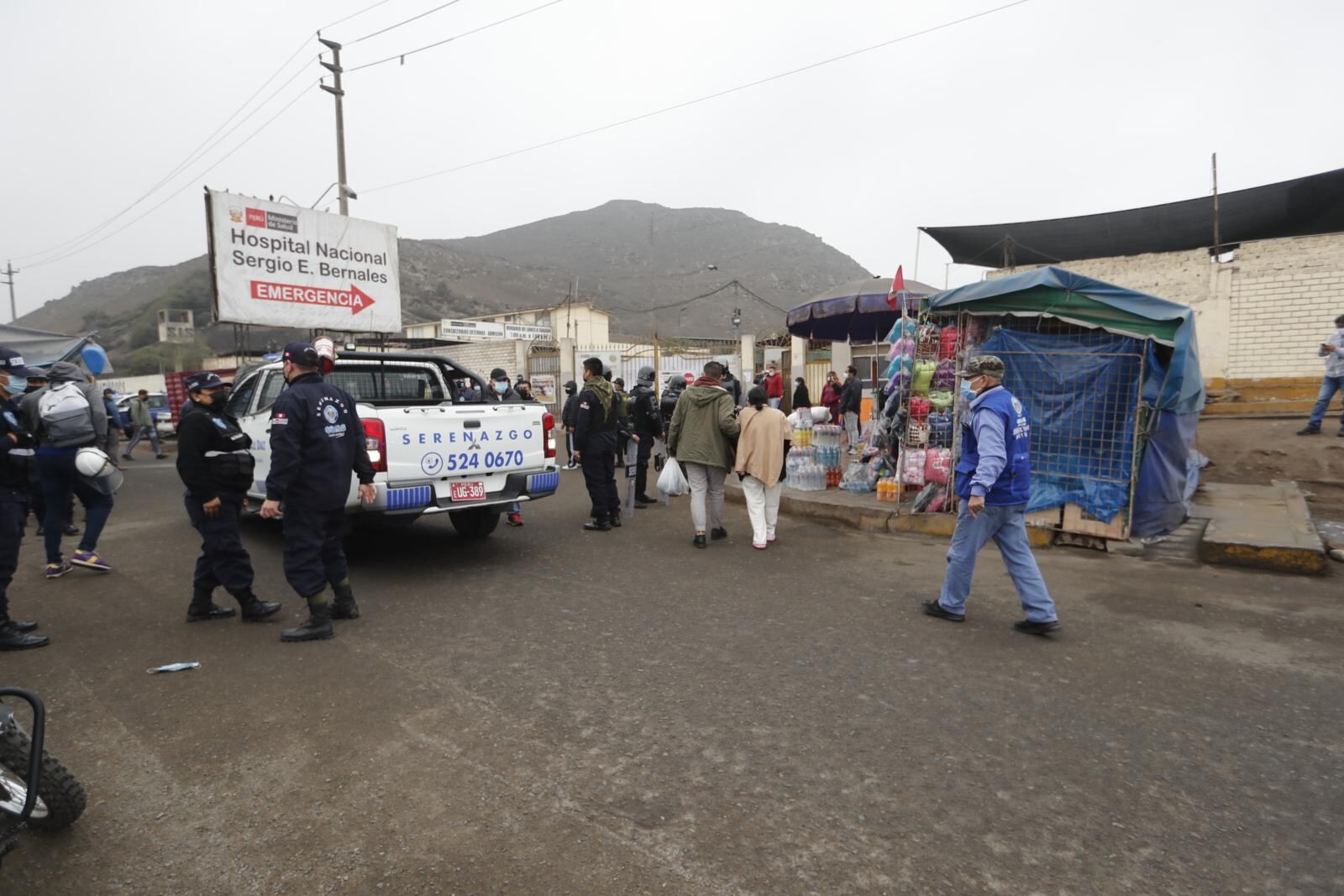 El menor se encuentra internado en el hospital Sergio Bernales de Collique. | Foto: Joseph Ángeles