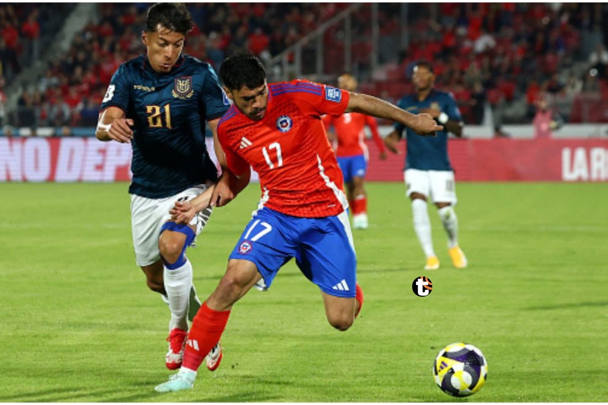 Chile empató 0-0 con Ecuador en Santiago. Foto: Getty Images.