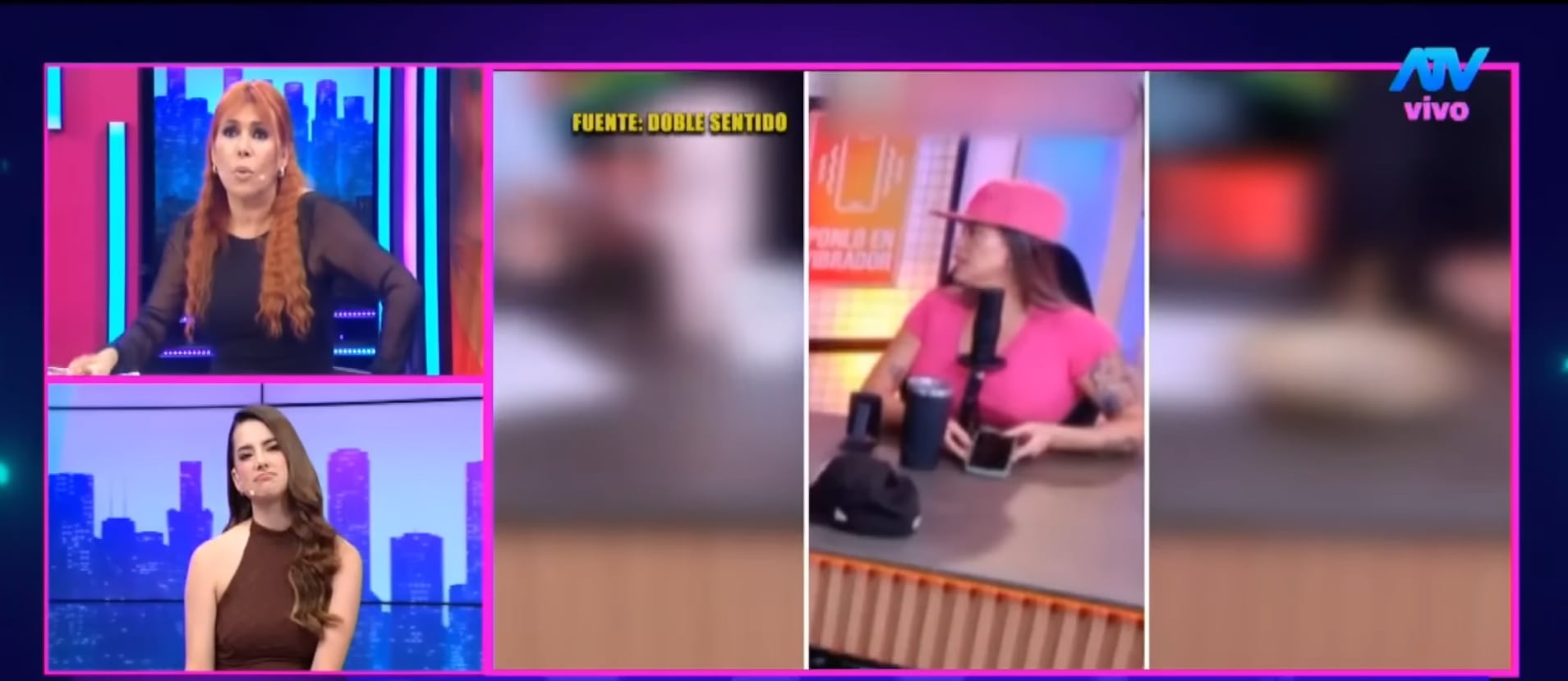 Modelo le responde con todo a Jossmery Toledo. (Fuente: ATV)