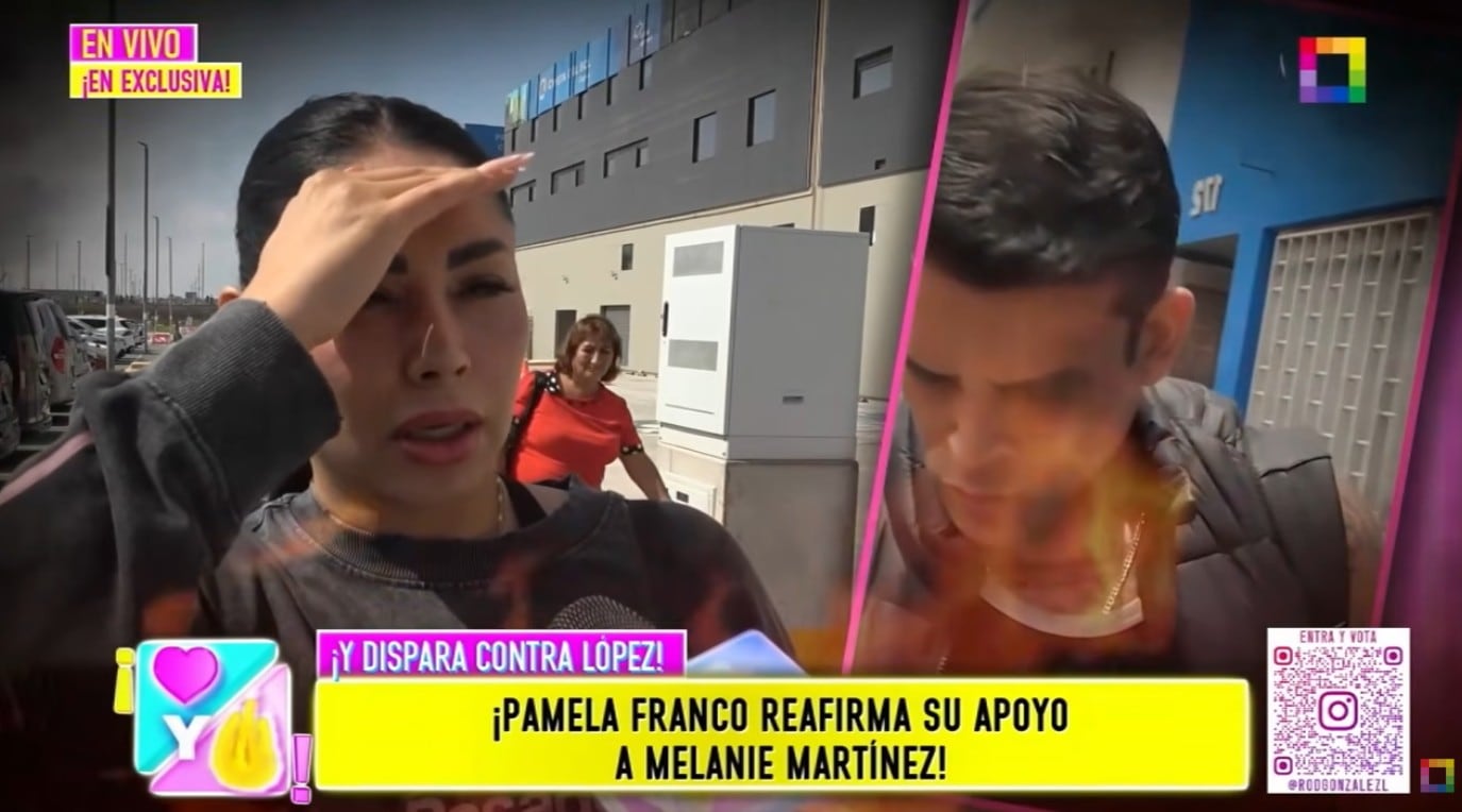 Pamela Franco asegura que apoyará a Melanie Martínez en todo lo que pueda.