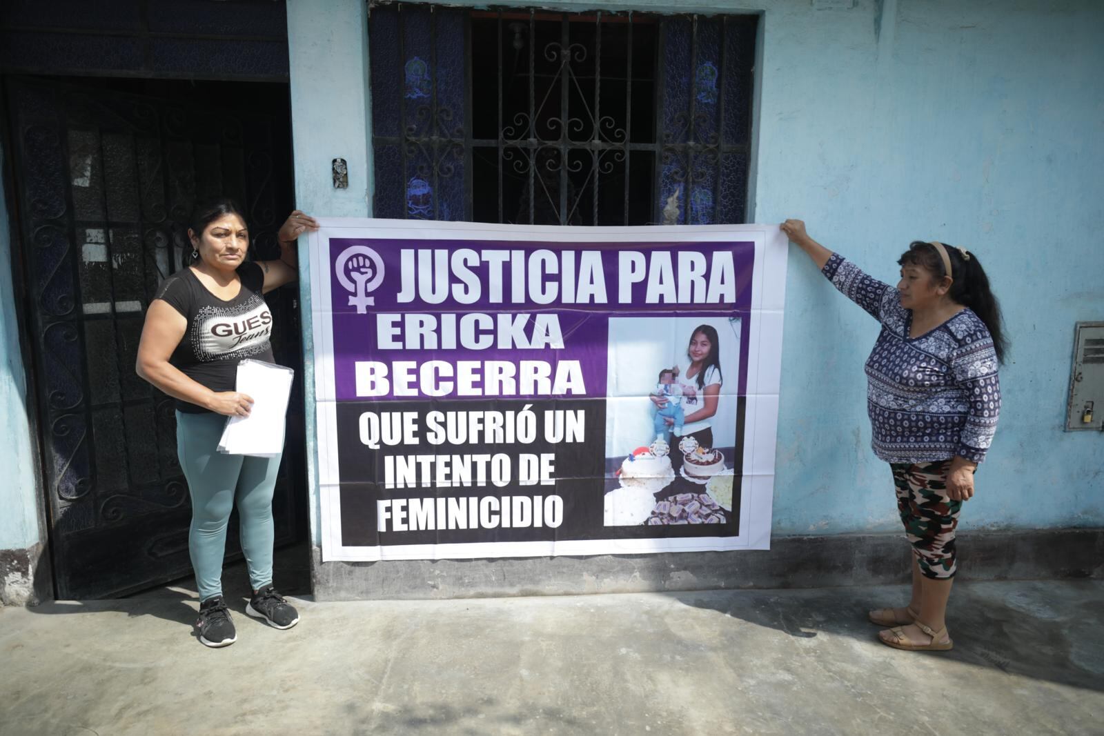 Familiares de Ericka Becerra piden que se haga justicia.