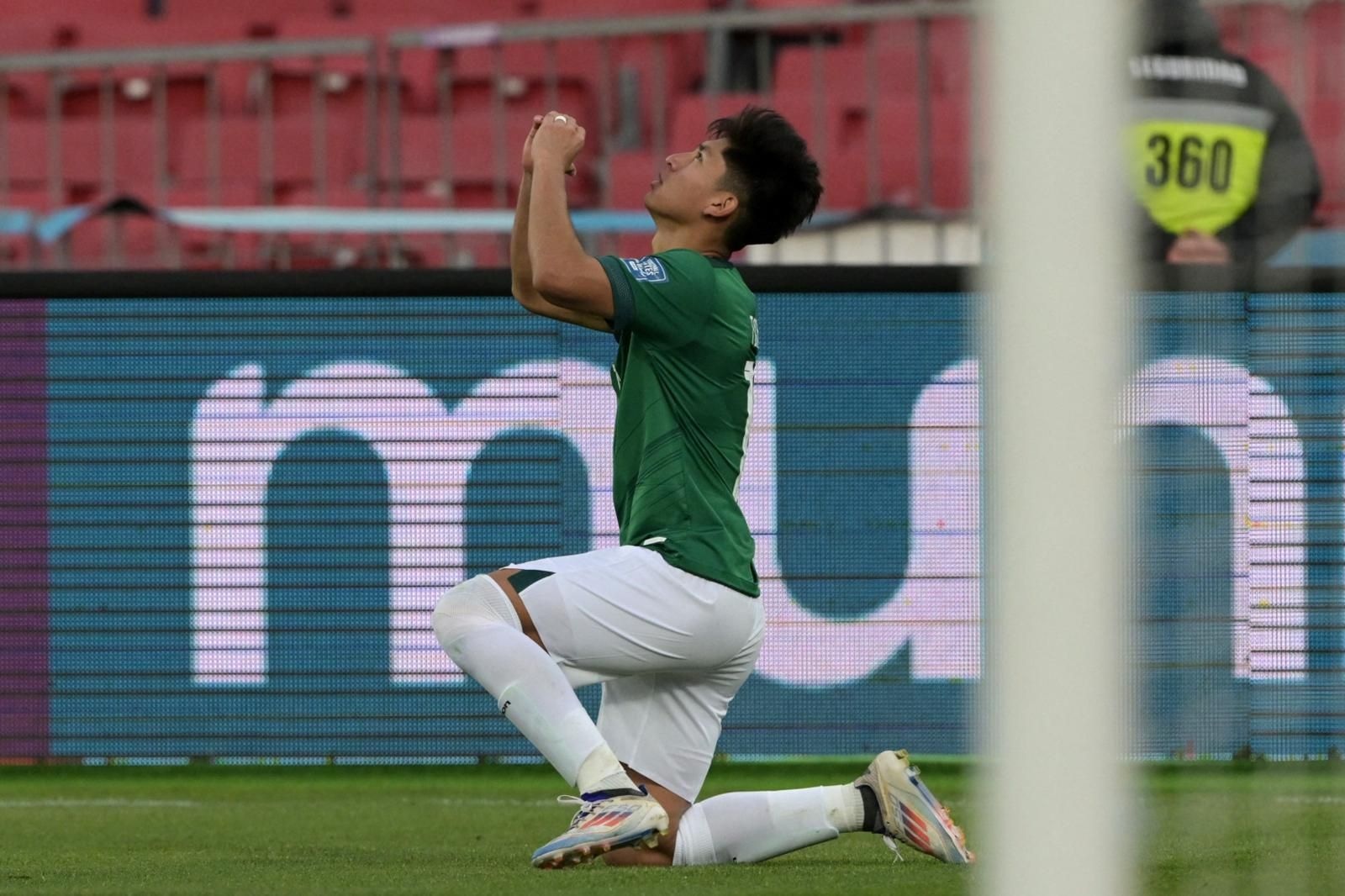 Miguel Terceros puso el segundo gol de Bolivia ante Chile. (Agencias)