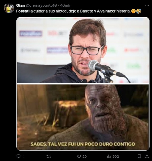 No pararás de reír con los mejores memes del triunfo de la U en la Copa Libertadores. (Twitter)