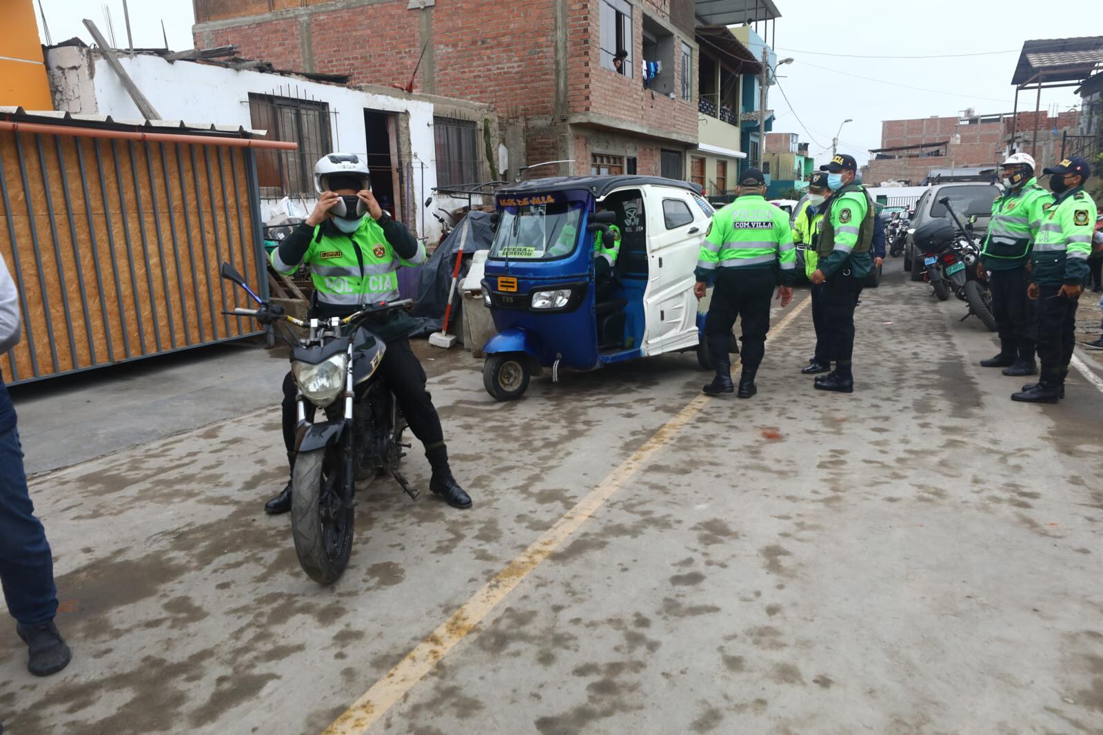 intervención ocurrió en la urbanización 'Las Delicias de Villa', en Chorrillos. | Foto: Gonzalo Córdova