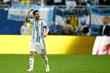GOLAZO de Lionel Messi para abrir la cuenta en Argentina vs. Cabo Verde | VIDEO