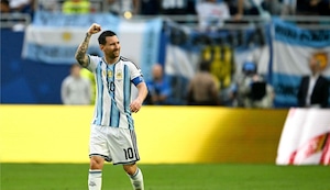 GOLAZO de Lionel Messi para abrir la cuenta en Argentina vs. Cabo Verde | VIDEO