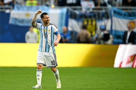 GOLAZO de Lionel Messi para abrir la cuenta en Argentina vs. Cabo Verde | VIDEO