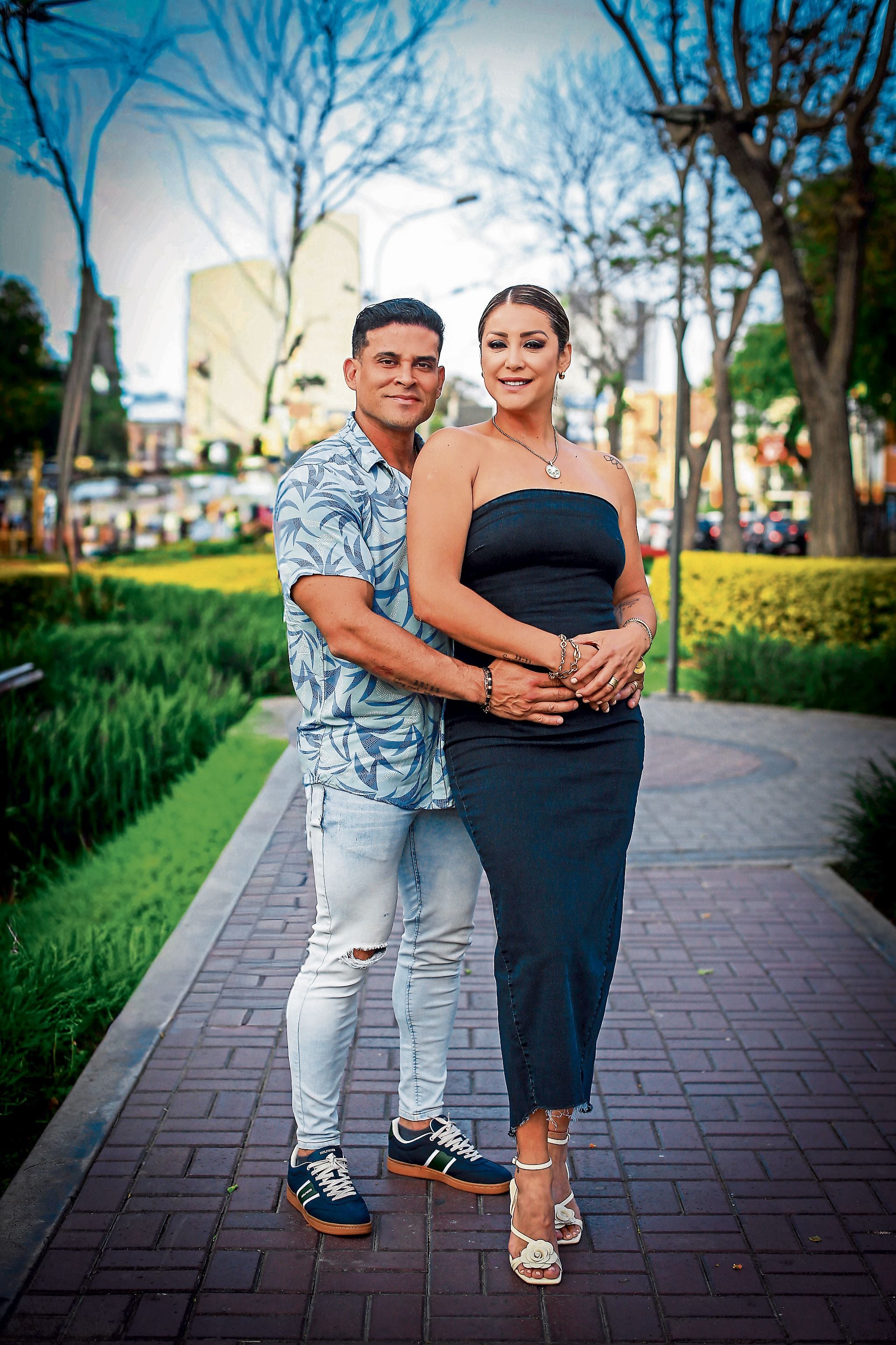 Karla Tarazona y Christian Domínguez