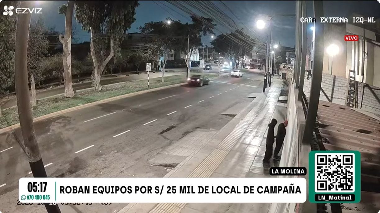 Excandidato a La Molina frustra a asalto a su local. Foto: Latina