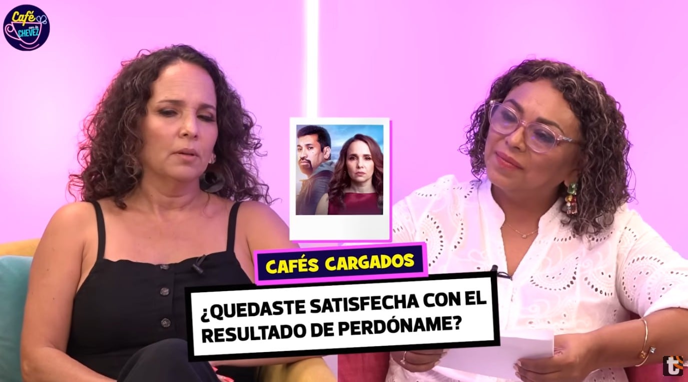 Érika Villalobos estuvo presente en 'Café con la Chevez'.