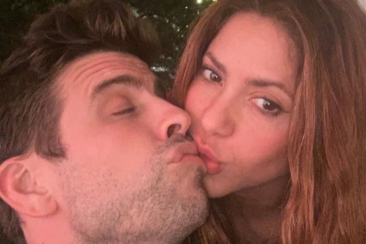 Gerard Piqué y Shakira cuando aún eran pareja (Foto: Shakira/Instagram)