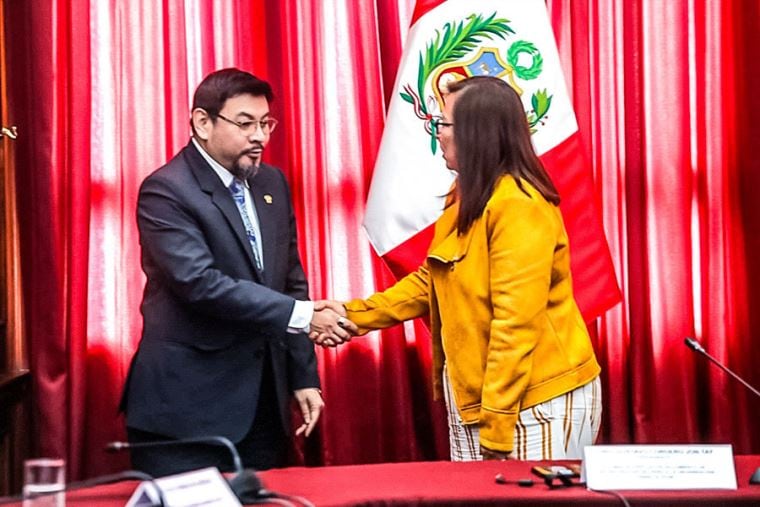 La ministra Nelly Paredes informó que se está reforzando la estrategia de siembra y cosecha de agua (Foto: Ministerio de Desarrollo Agrario y Riego)