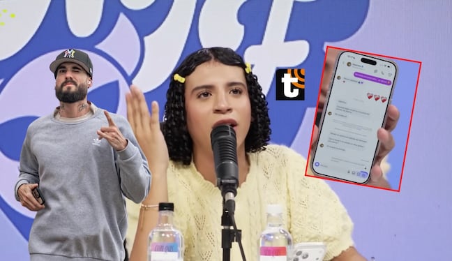 TROME - Tiktoker muestra chats que tuvo con Gino Assereto.