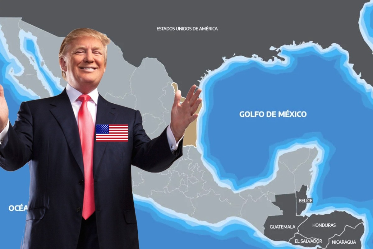 El Golfo de México es ruta clave para el comercio, ya que por ahí transitan barcos cargueros y bajo el mar tiene grandes reservas de petróleo y gas. Foto: Composición Trome.