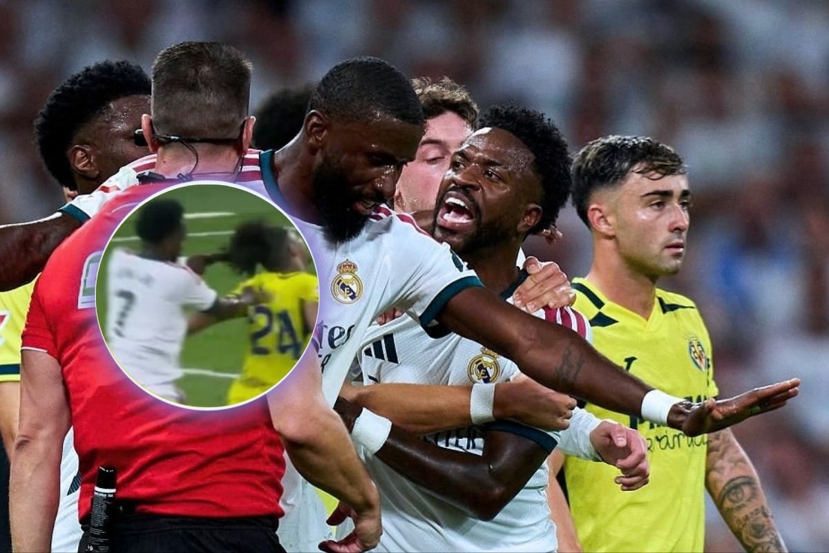Vinícius Jr. se descontoló con rival y le costó gol anulado y expulsión (Foto: Getty Images)
