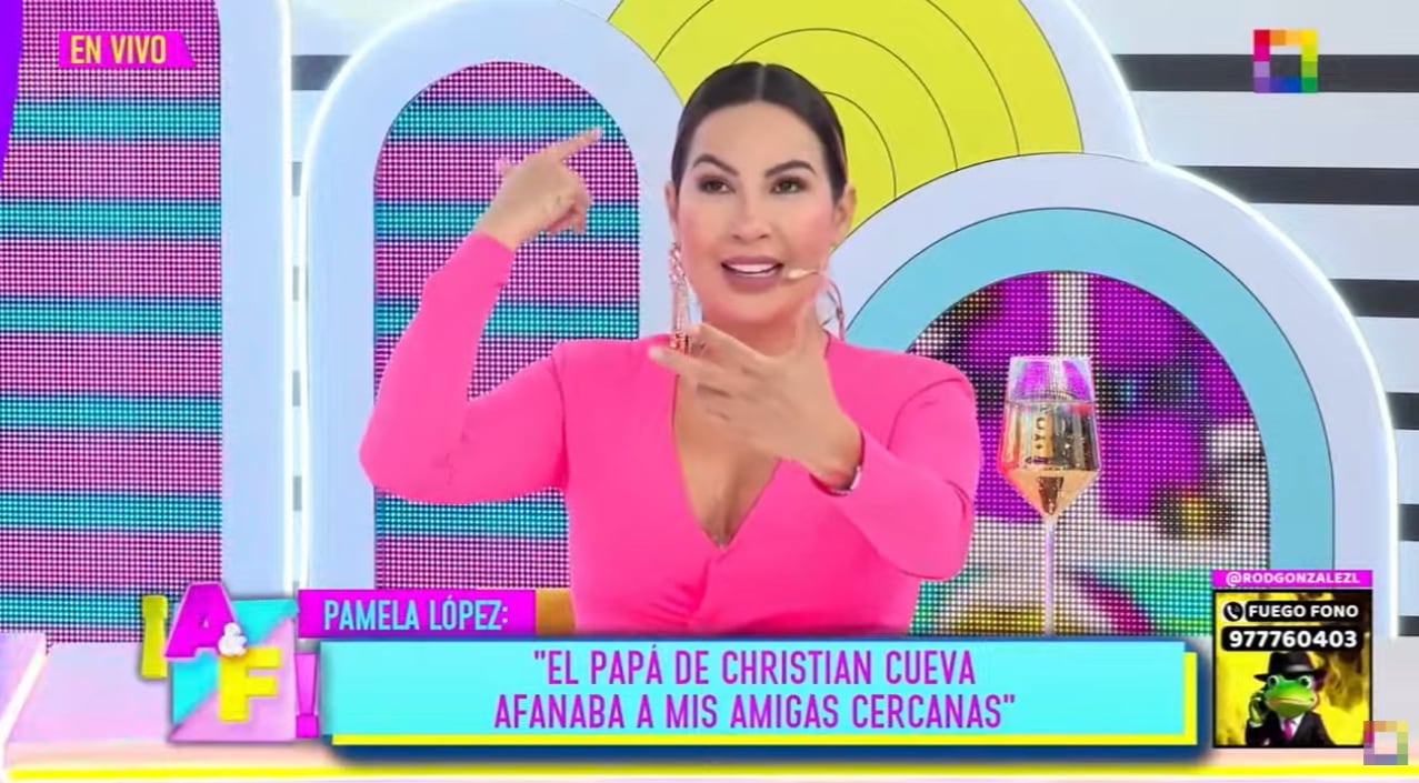 Pamela López habla del papá de Christian Cueva.