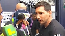 Lionel Messi hizo llorar a Pol Deportes tras firmar su camiseta en Matute