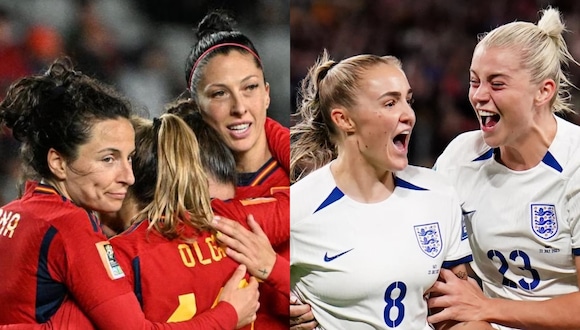 España vs. Inglaterra se enfrentan en la Final del Mundial Femenino 2023. (Foto: EFE)
